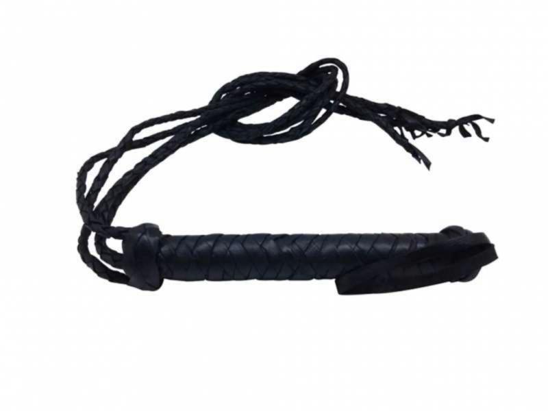 Leder Peitsche 5 Striemen