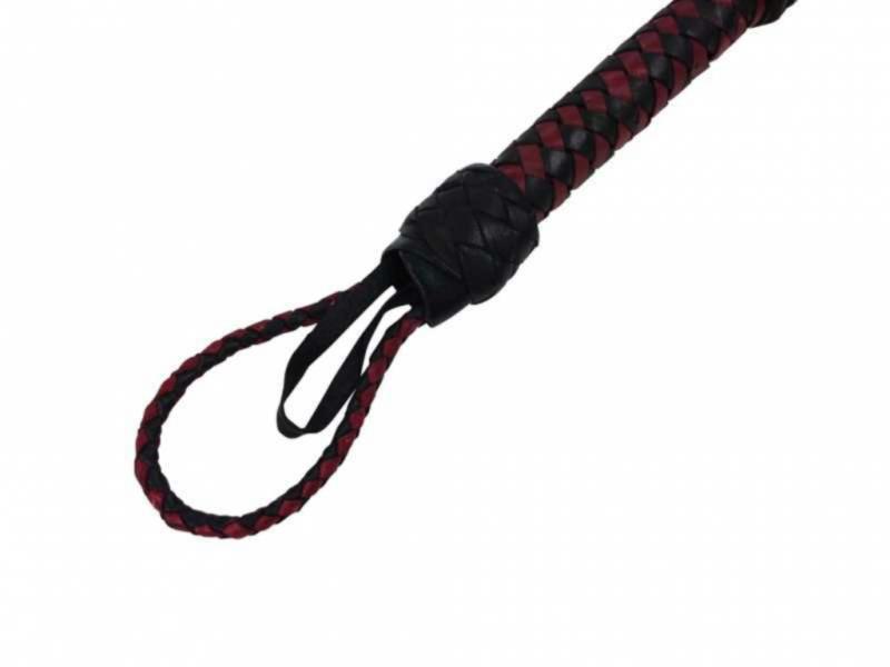 Leder Flogger Mit 18 Strängen