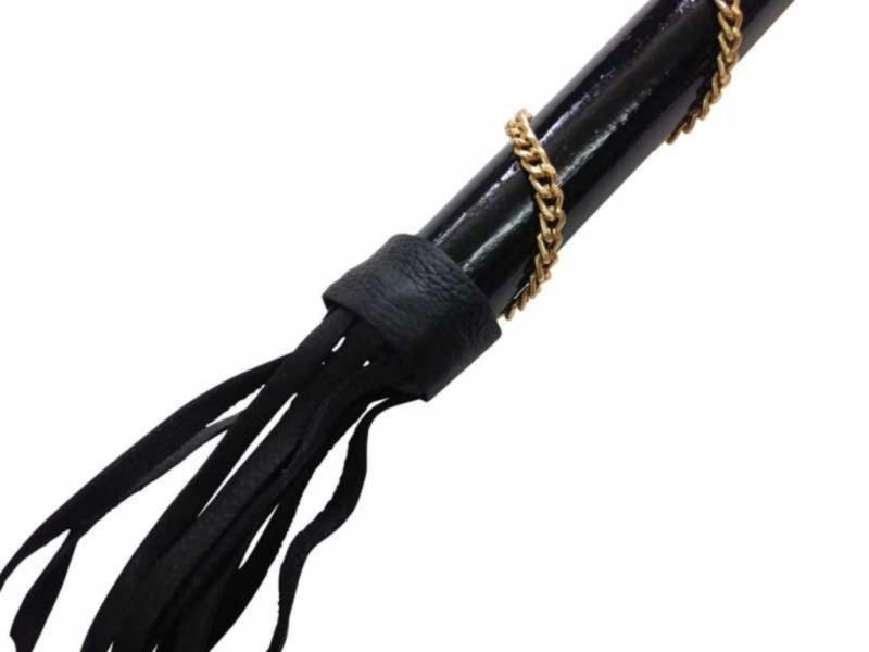 Leder Flogger Mit 10 Strängen