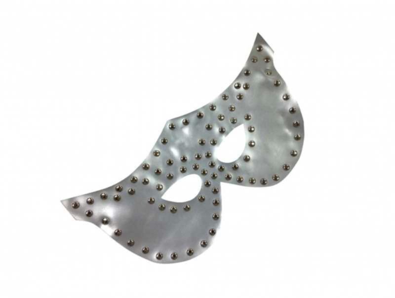 Silver Fetish Eye Mask