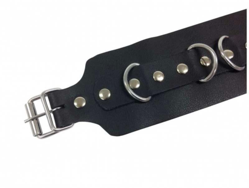 Black Wrist Bondage Set