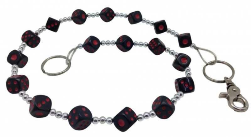 Würfelkette Für Die Hose Rot