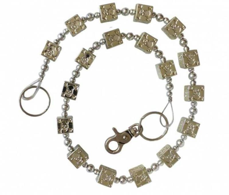 Würfelkette Mit Totenköpfen Für Die Hose