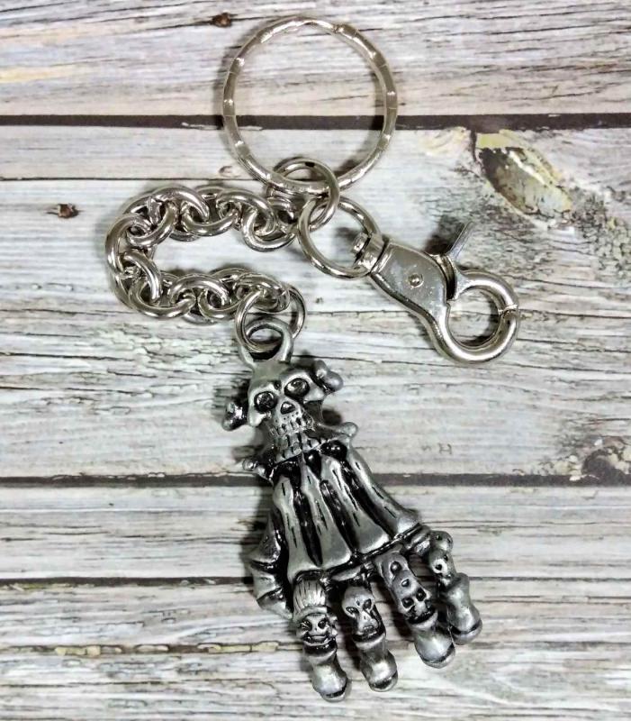 Skelett Hand Schlüsselanhänger