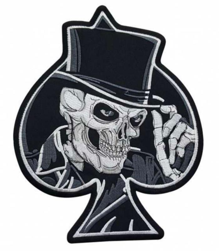 Gestickter Aufnäher Totenkopf