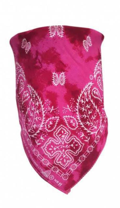 Biker Bandana Magenta Batik Paisley