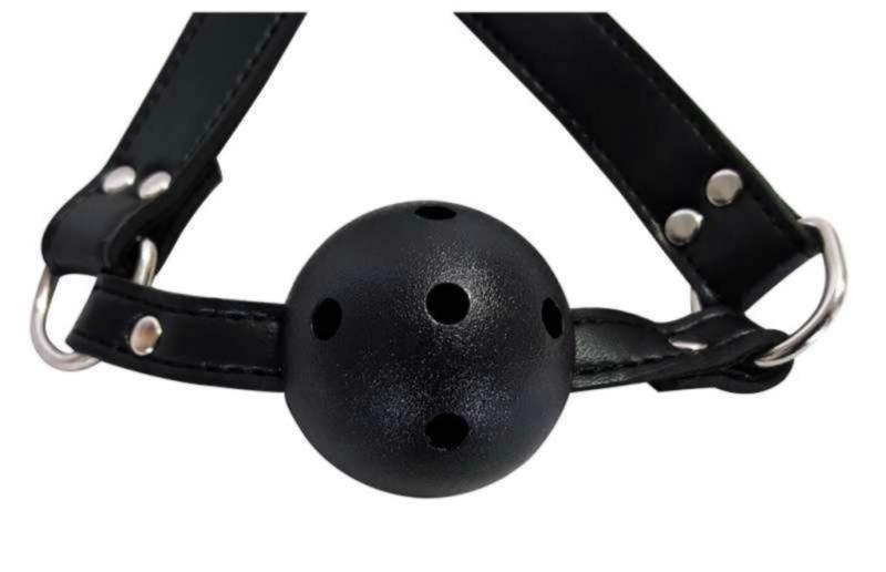 Black Mouth Gag Ball