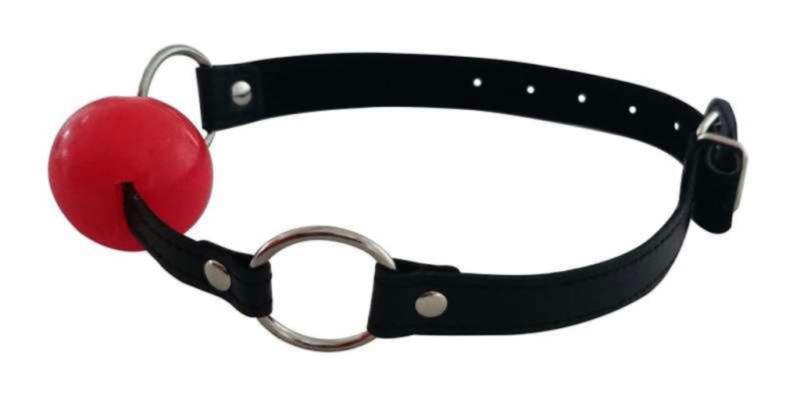 Rubber Mouth Gag Red Ball