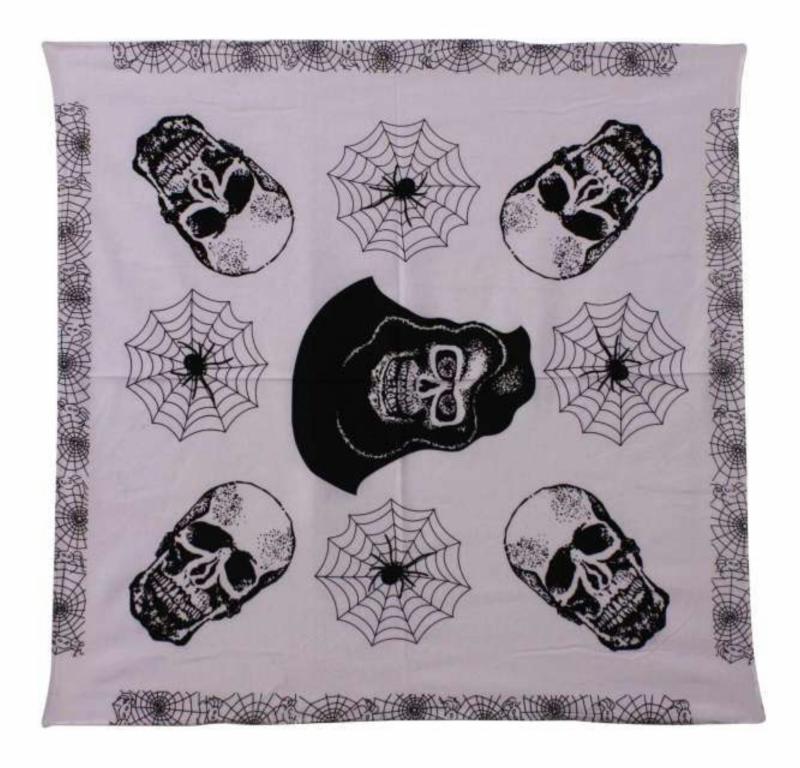 Biker Bandana Totenköpfe & Spinnen