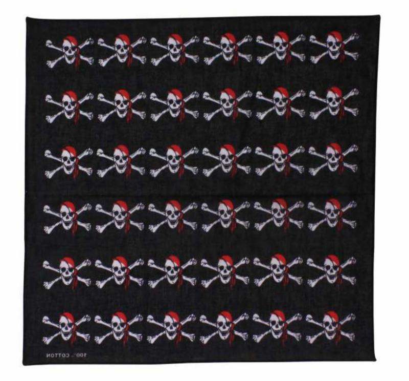 Biker Bandana Pirate Skulls