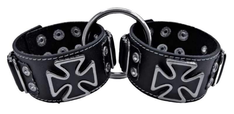 Wrist Bondage Set Iron Cross