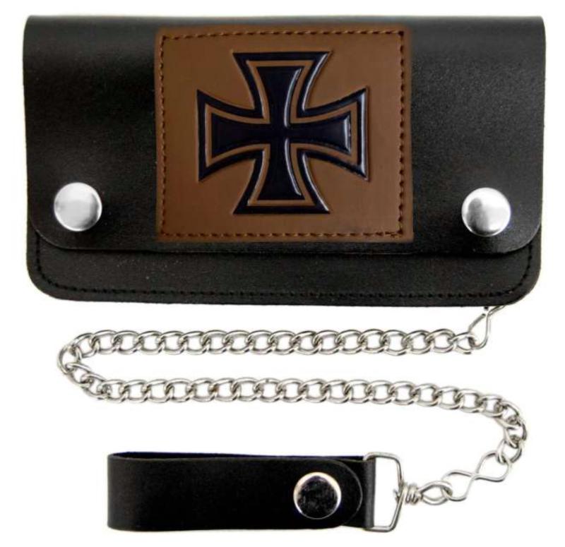 Leder Geldbeutel Eisernes Kreuz