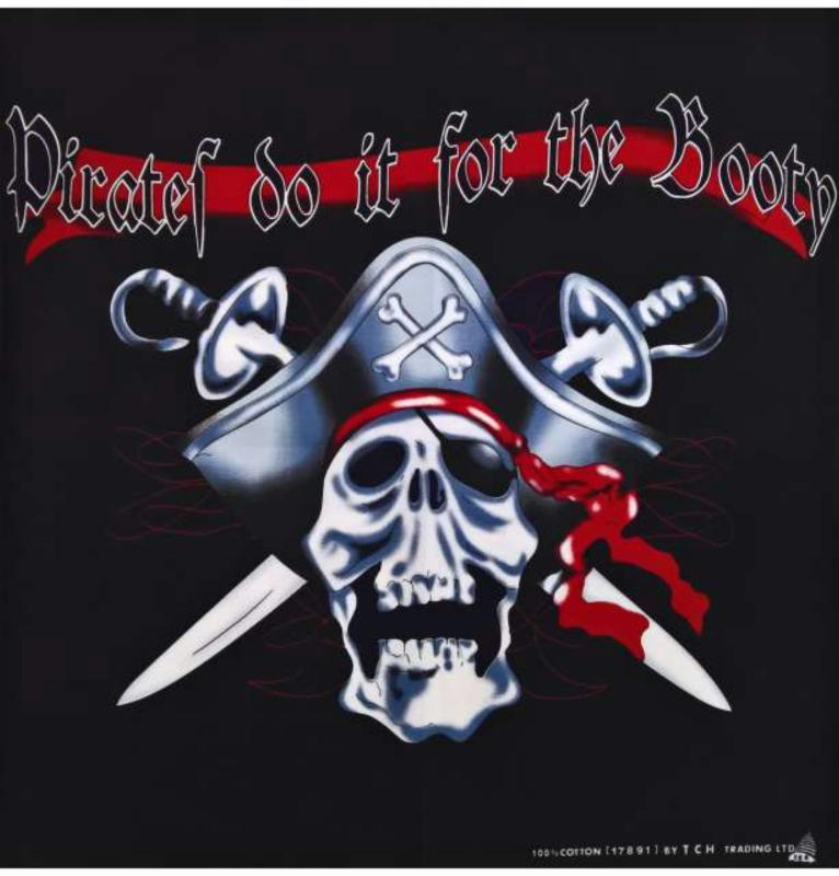 Biker Bandana Pirates Do It For The Booty