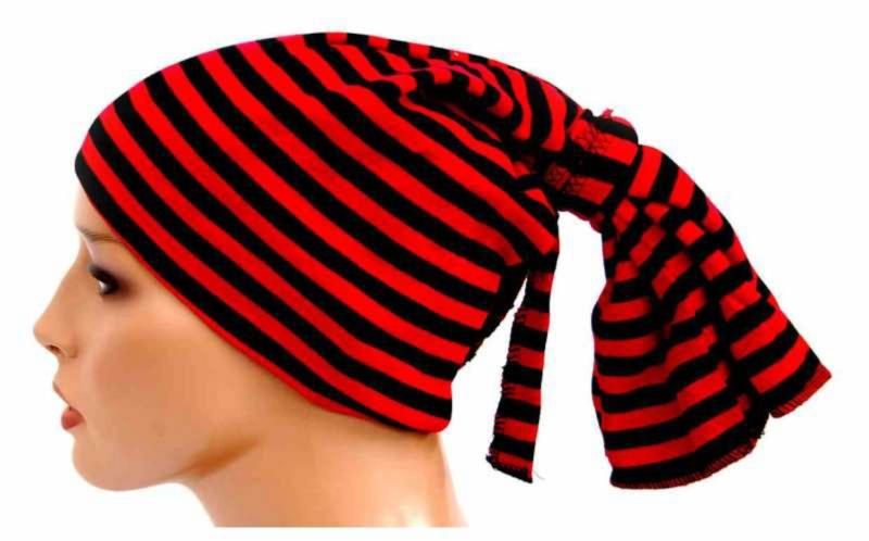 Schlauchtuch Gestreift Rot