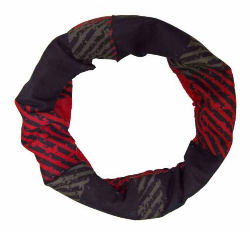 Multifunktionstuch Schlauchtuch Schwarz Rot