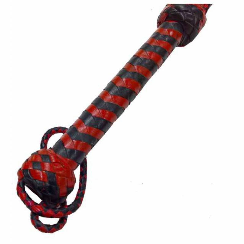 Black & Red Flogger Suede