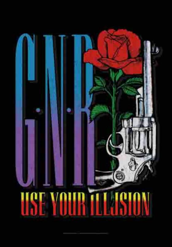 Guns N Roses Use Your Illusion Poster Flag