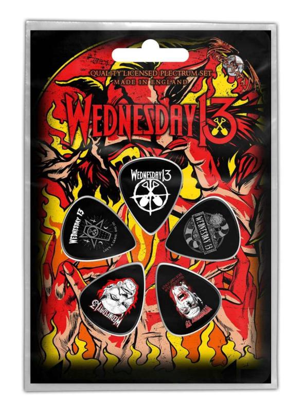 Wednesday13 Logo Shovels Plektrum Set