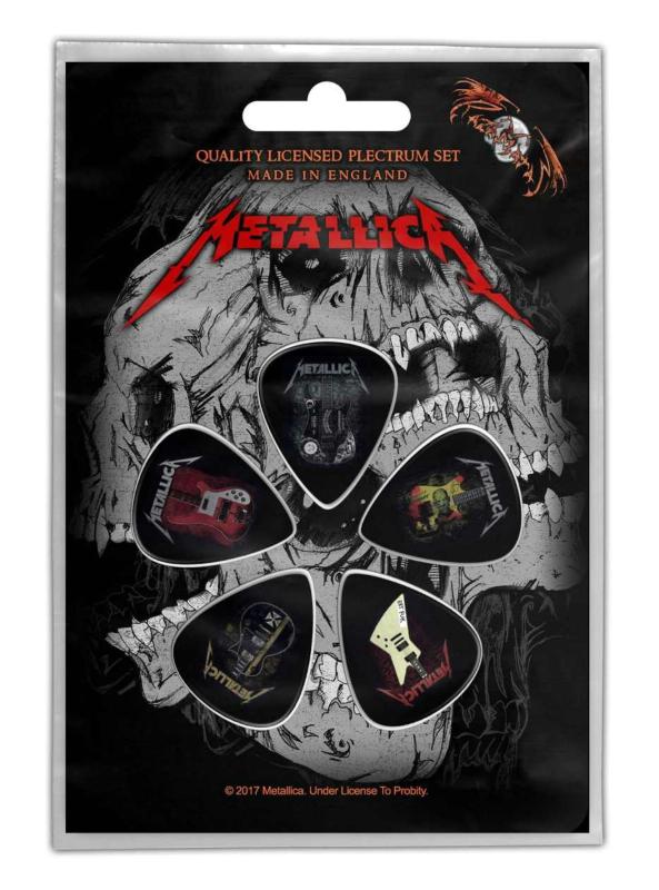 Metallica Guitars Plektrum Set