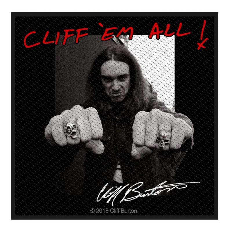 Aufnäher Cliff Burton Cliff em All Patch