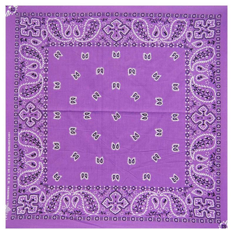 XL Bandana Paisley Pattern Lilac
