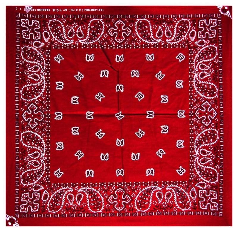 Red XL Bandana Scarf