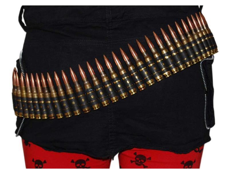 Munitionsgürtel Mit Spitzen Aus Messing