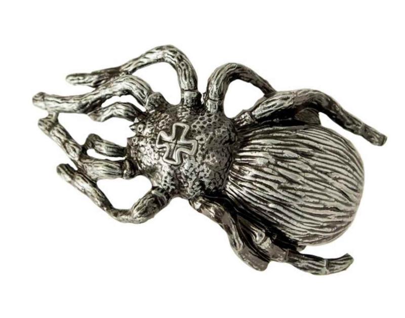 Gürtelschnalle Spinne