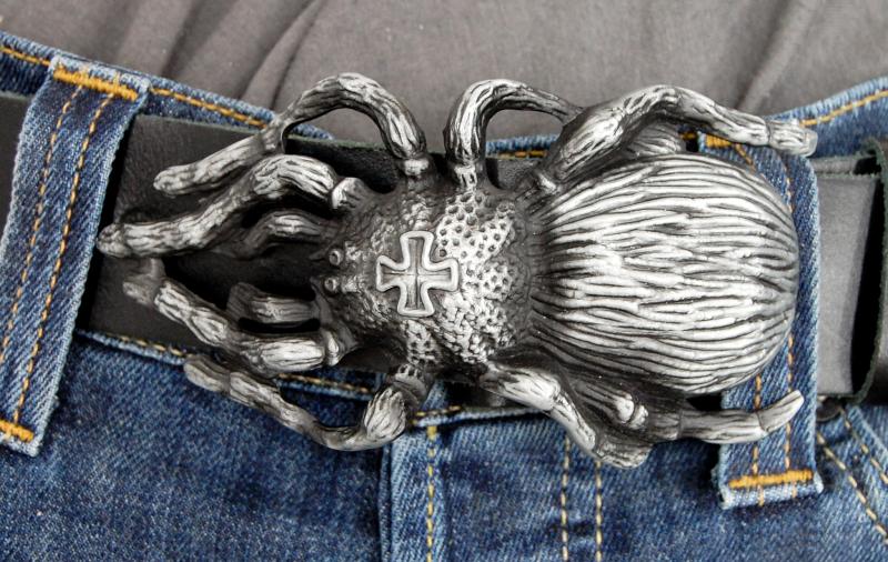 Gürtelschnalle Spinne