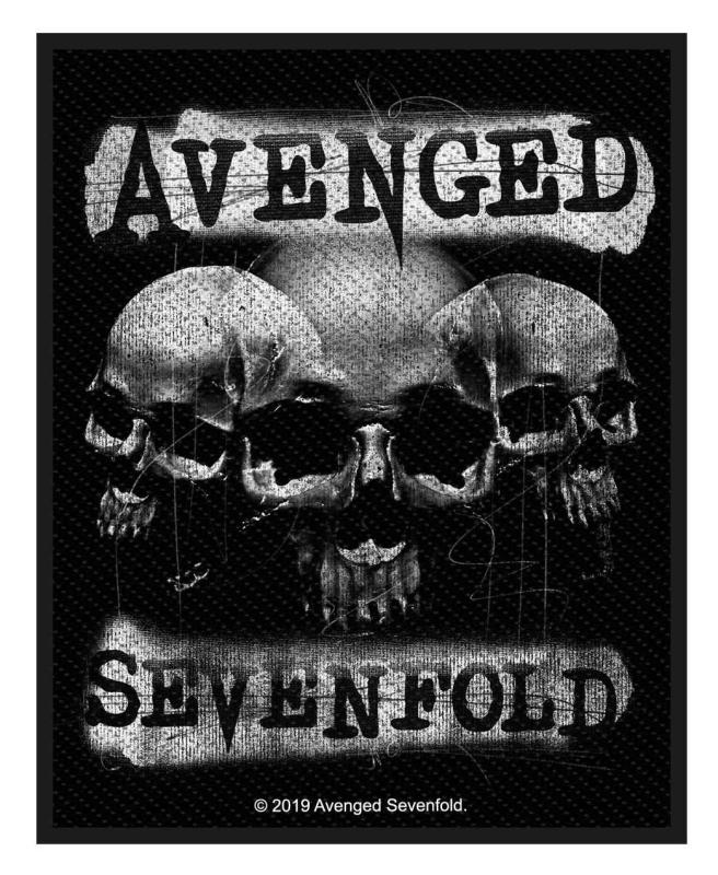 Aufnäher Avenged Sevenfold 3 Skulls Patch