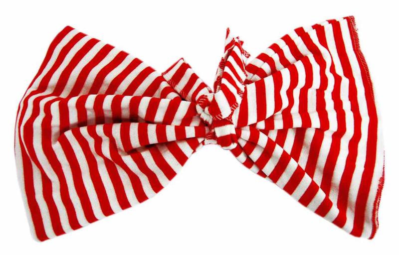Red Striped Seamless Multifunctional Scarf