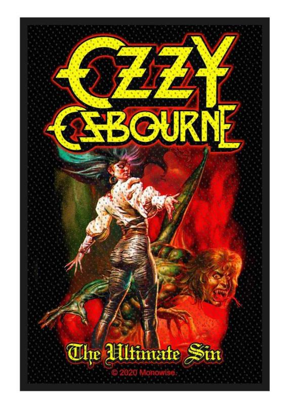Aufnäher Ozzy Osbourne The Ultimate Sin Patch