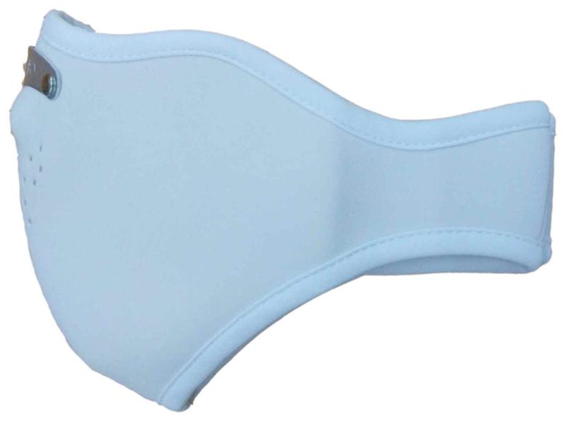 Biker Maske Weiß