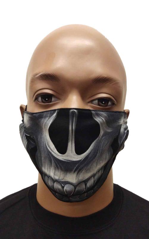 Gesichtsmaske Totenkopf Gebiss