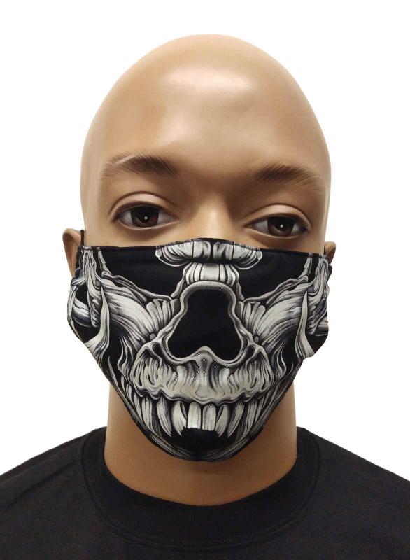 Gesichtsmaske Totenkopf Biest