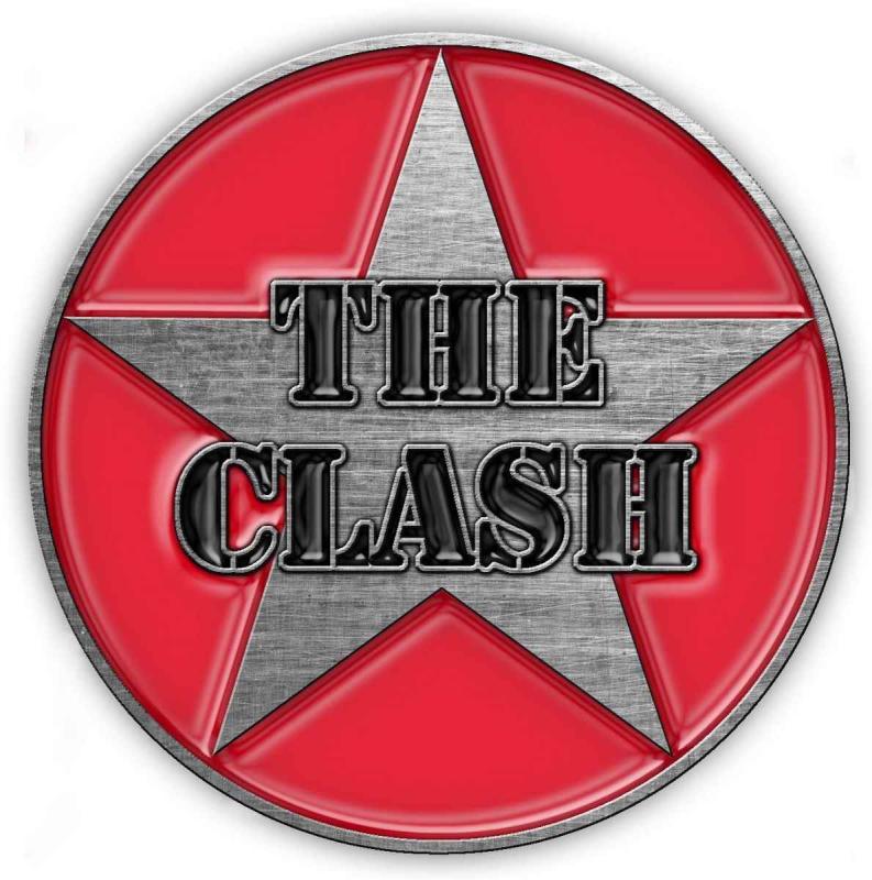 The Clash Military Pin Anstecker