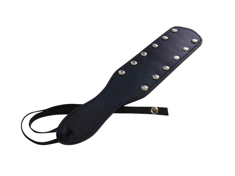 Paddelpeitsche Schwarz Klein