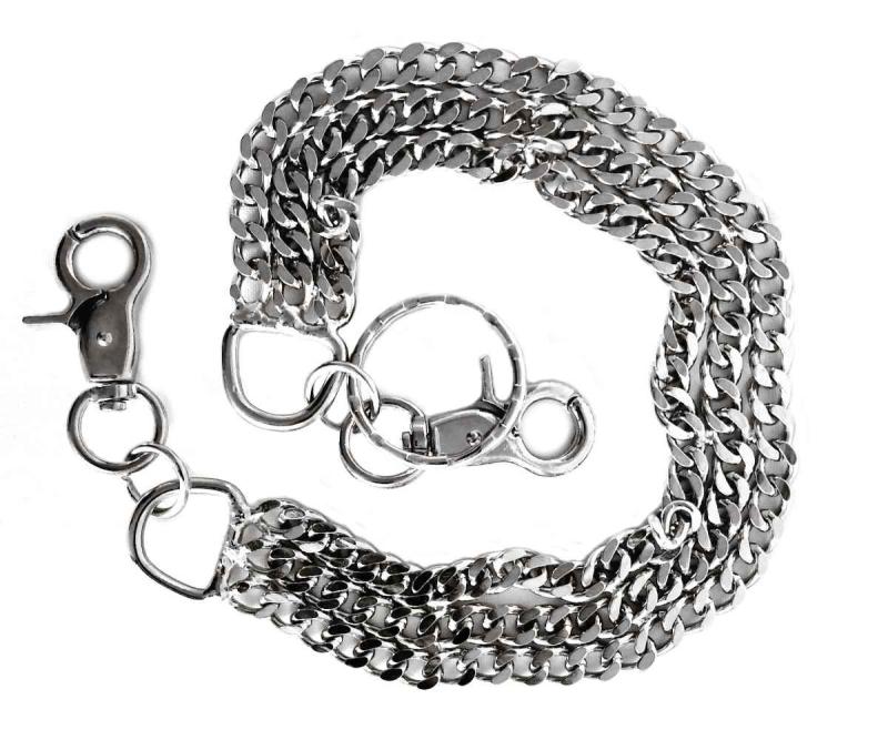 BDSM Metal Chain 3-Row Bondage Carabiner