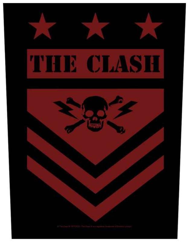 The Clash Military Shield Rückenaufnäher