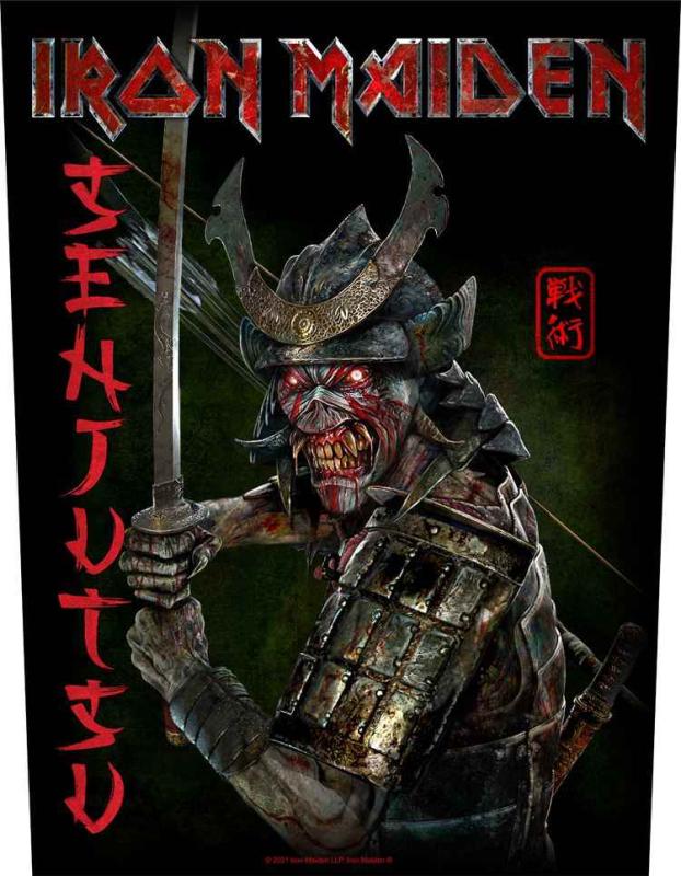 Iron Maiden Senjutsu Rückenaufnäher