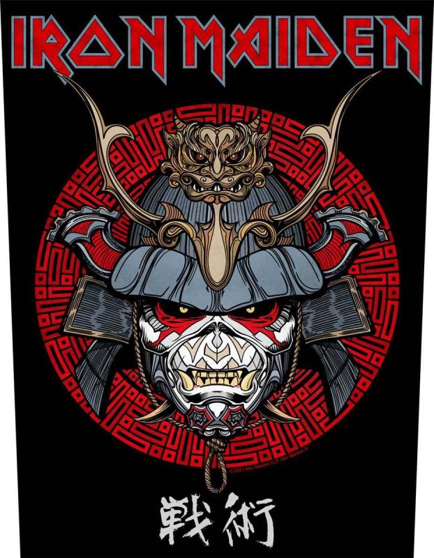 Iron Maiden Senjutsu Samurai Eddie Rückenaufnäher