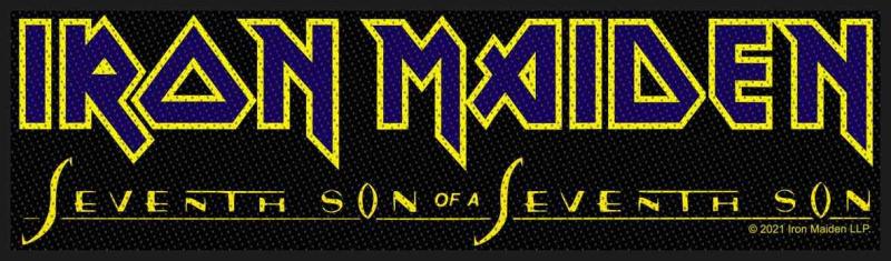 Iron Maiden Seventh Son Logo Super Strip Patch