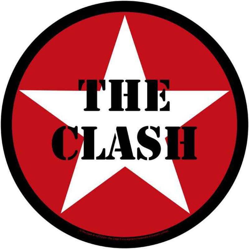 The Clash Star Logo Rückenaufnäher