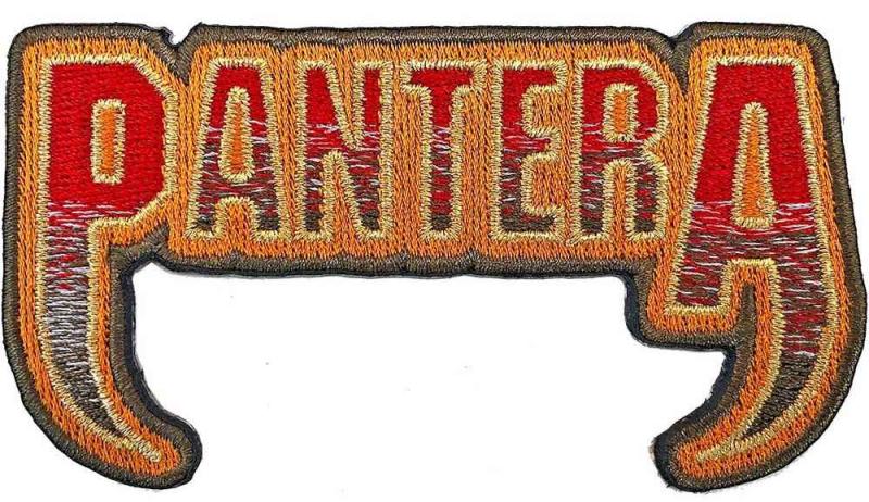 Gestickter Aufnäher Pantera Fangs Logo Aufbügel Patch