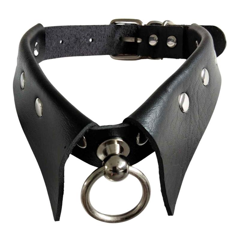 Fetish Choker Halsband Mit Ring