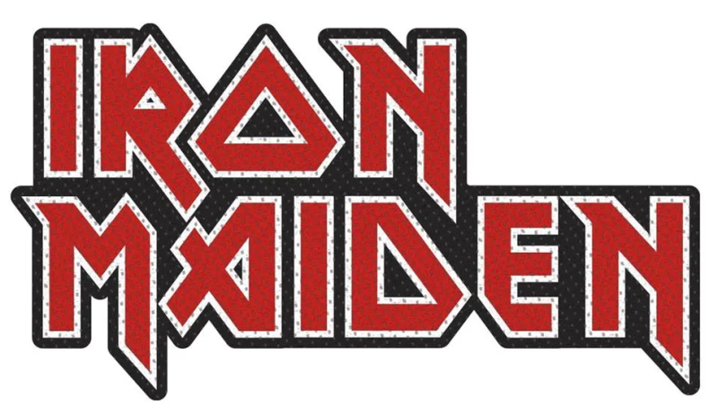 Aufnäher Iron Maiden Logo Cut Out Patch