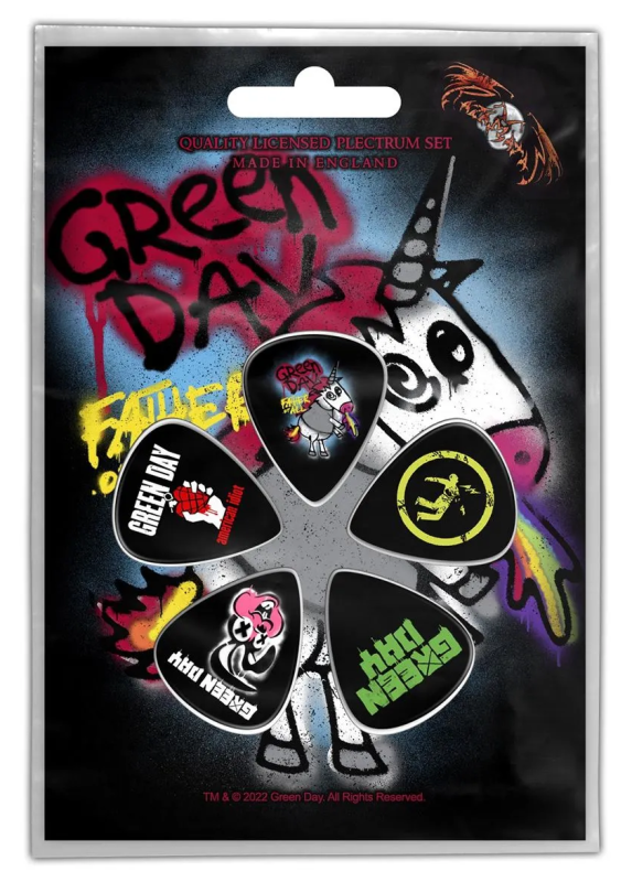 Plektrum Set Green Day Father Of All