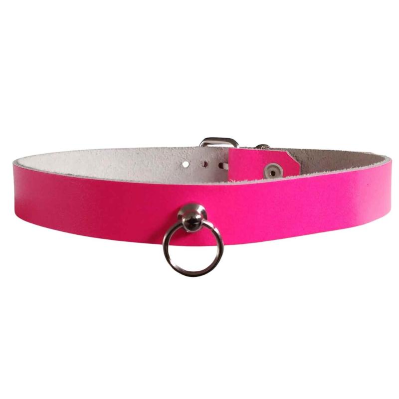 Halsband Choker Neonpink