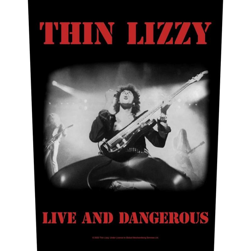 Rückenaufnäher Thin Lizzy Live And Dangerous
