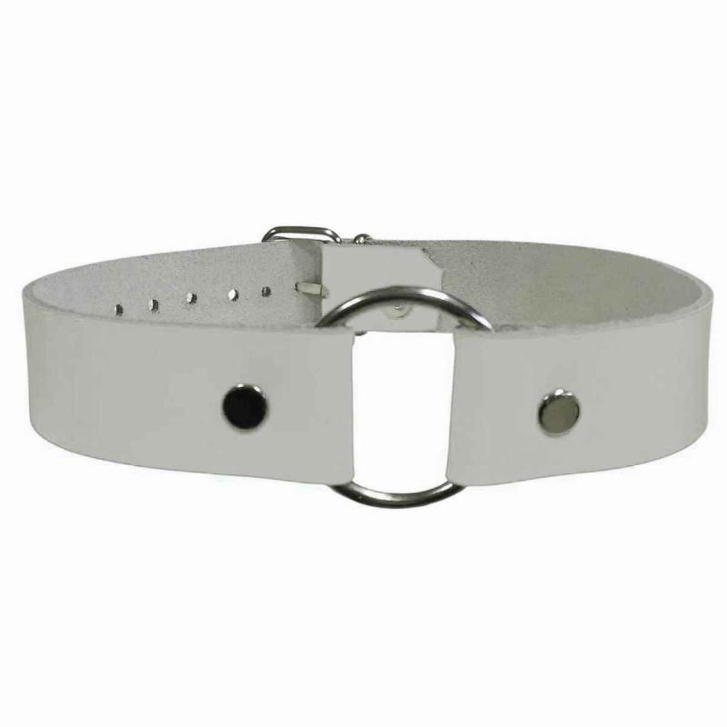 White O-Ring Choker